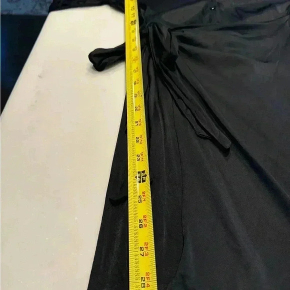 Zara black mini button front collared dress. Black long sleeve Sz XS - Picture 9 of 12